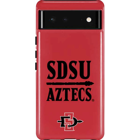 San Diego State University Aztecs Red Pixel Cases